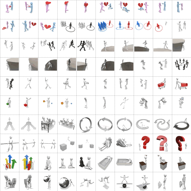 ピープルズ 無料イラスト素材-3