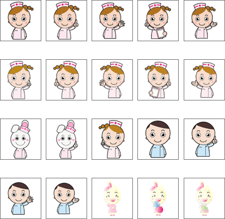 人物　医者／看護師のカテゴリー